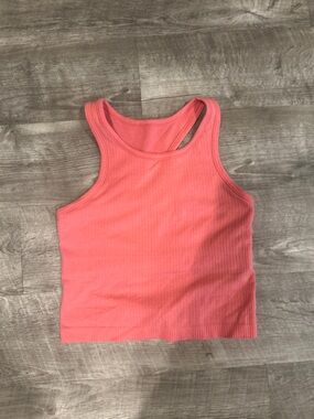 lululemon athletica Coral Ribbed Racerback Tank